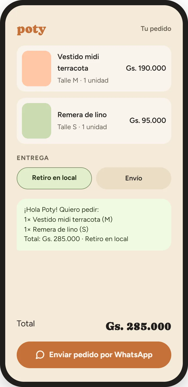 Poty en celular